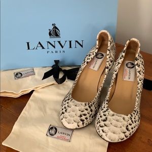 LANVIN ballerina low heel shoes